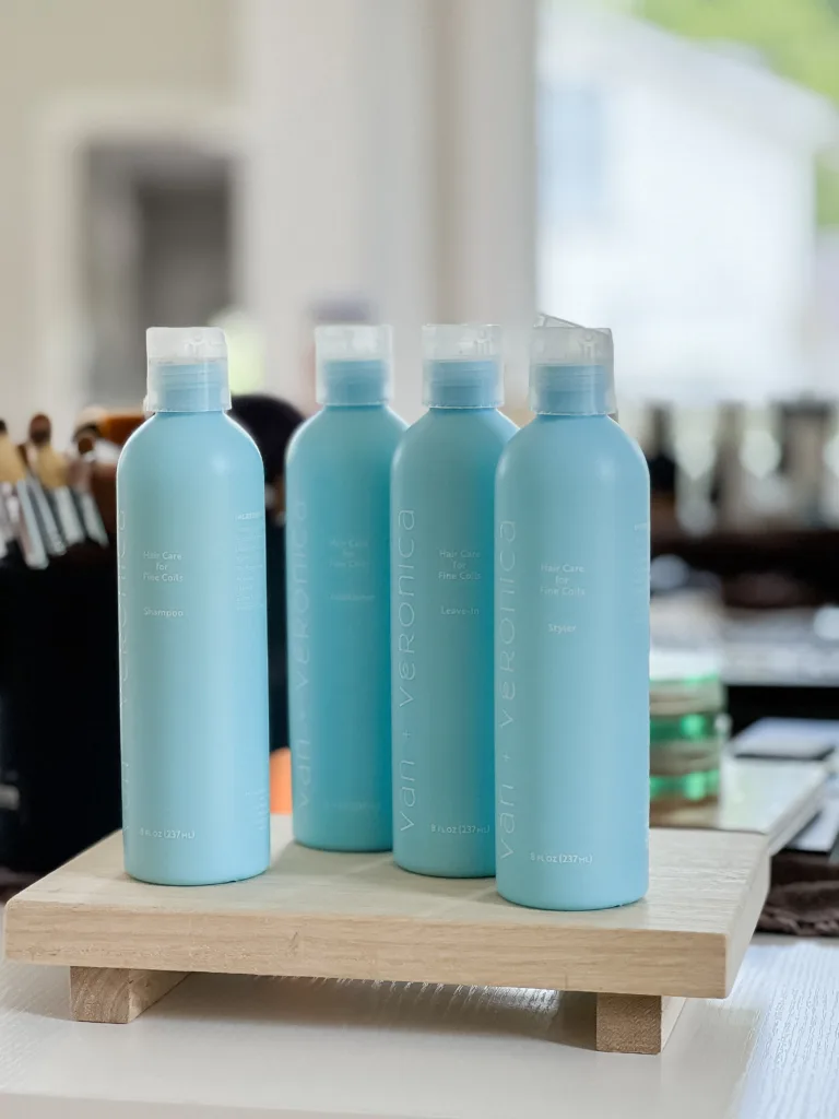 van + veronica salon quality haircare products for fine curly hair