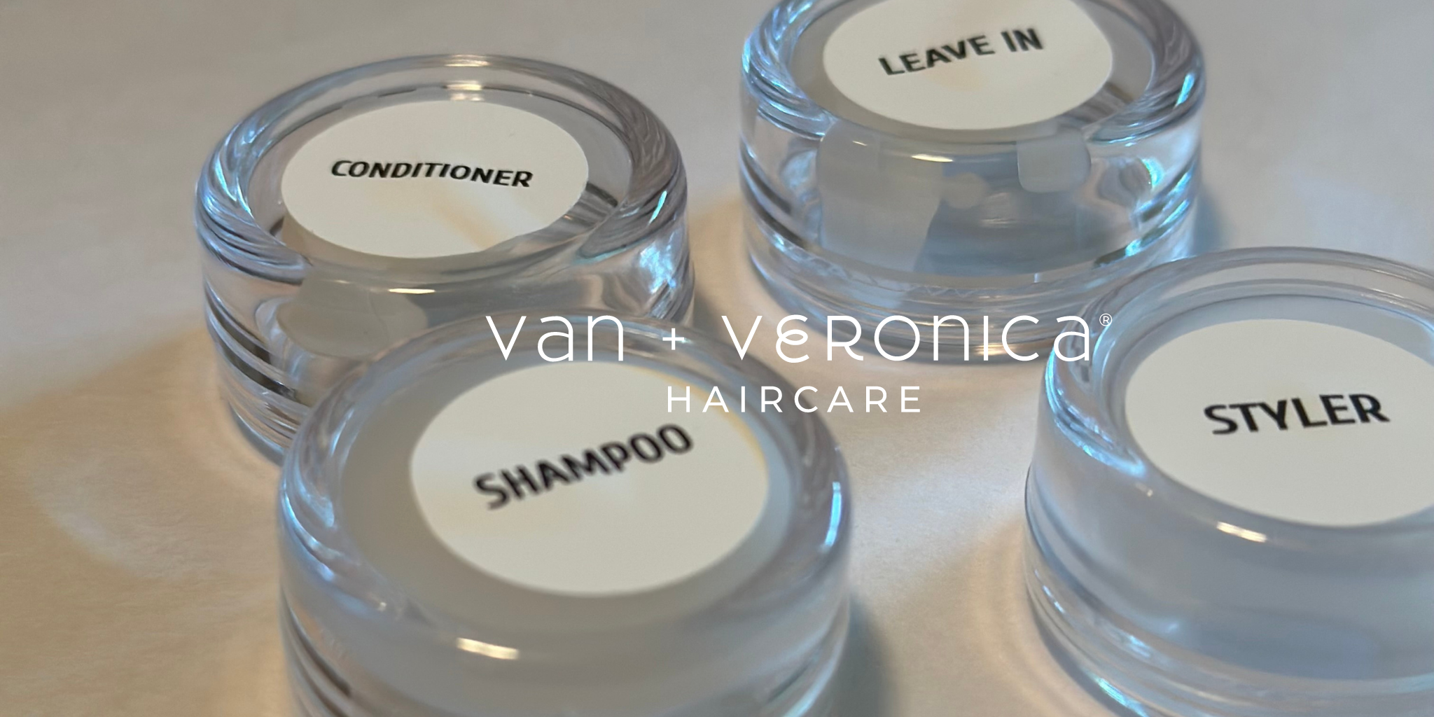 Sensitivity Samples by van + veronica Haircare (Shampoo, Conditioner, Leave-In and Styler)