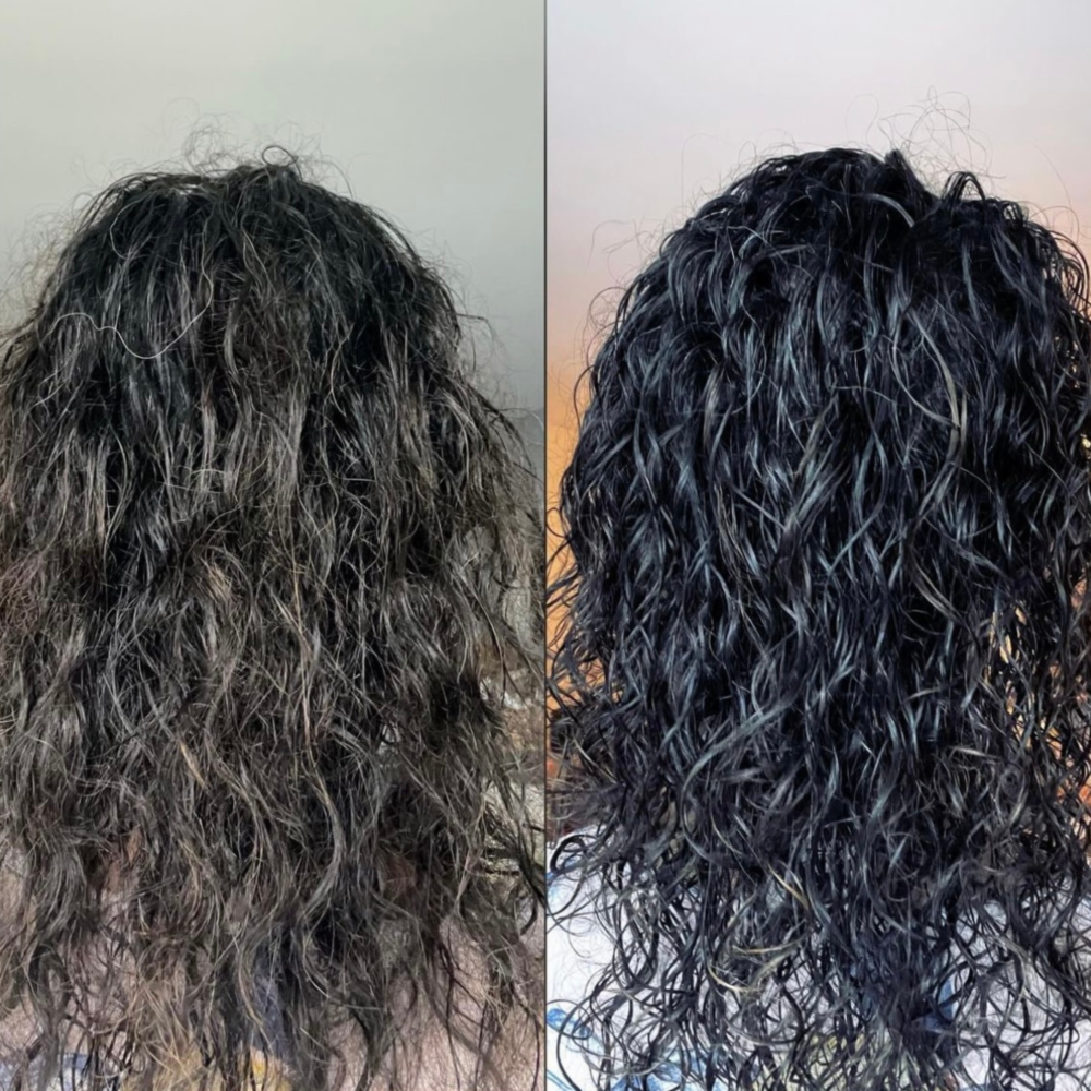 van + veronica Haircare The Haven Collection Results - Payal before and after