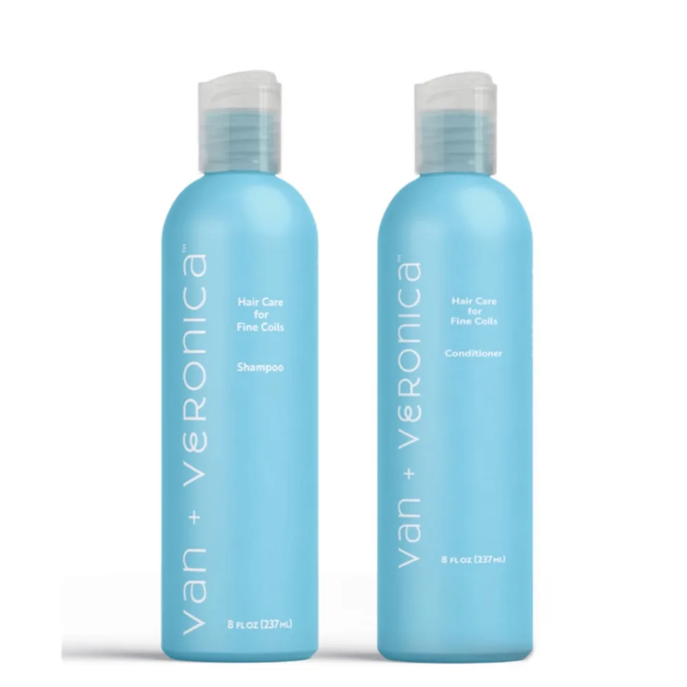 van + veronica Haircare Clean and Cleanse Duo Shampoo and Conditioner Bundle