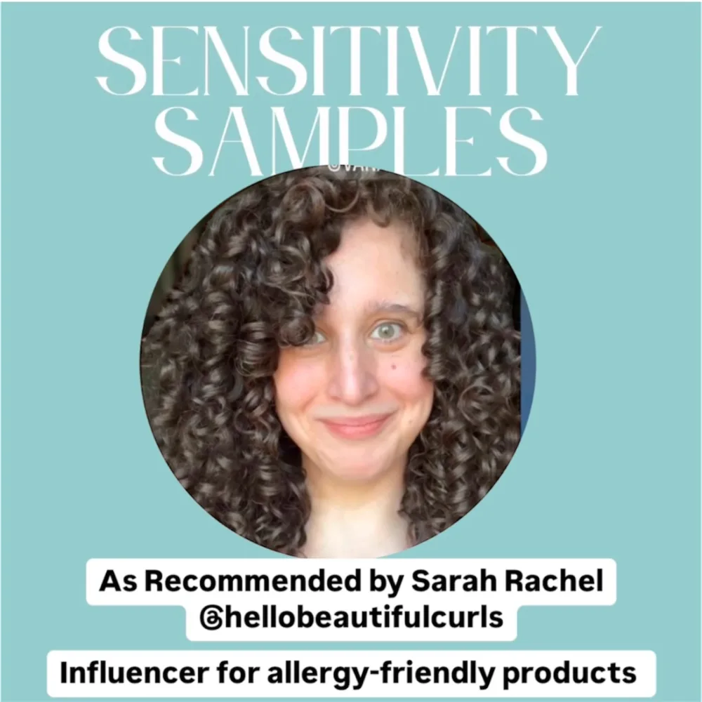 Sensitivity Samples by van + veronica Haircare Recommended by @hellobeautifulcurls