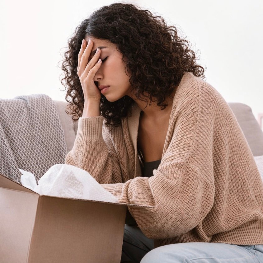 Scented packaging and migraines