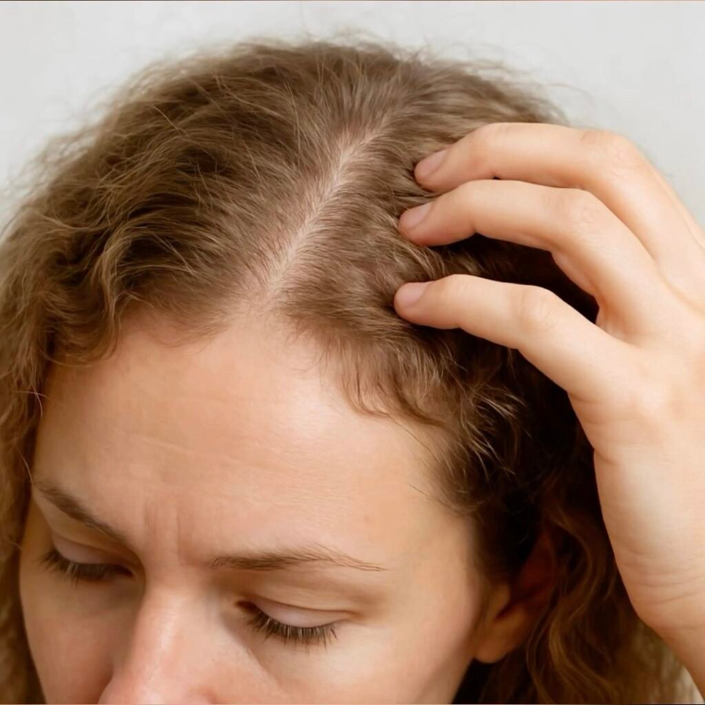Itchy scalp after using harsh hair products
