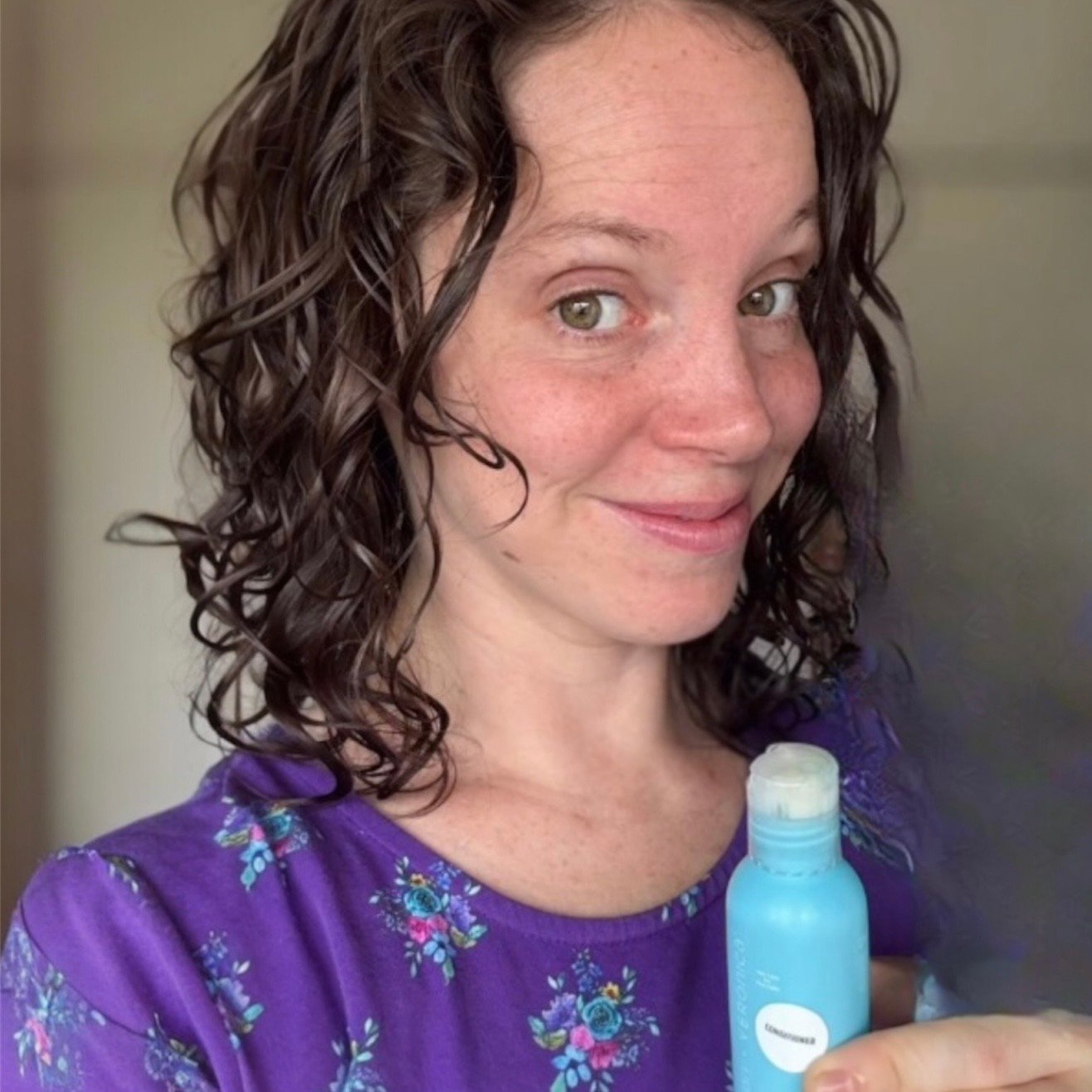 Fragrance-free travel-sized curly hair products for fine curly hair and sensitive scalps
